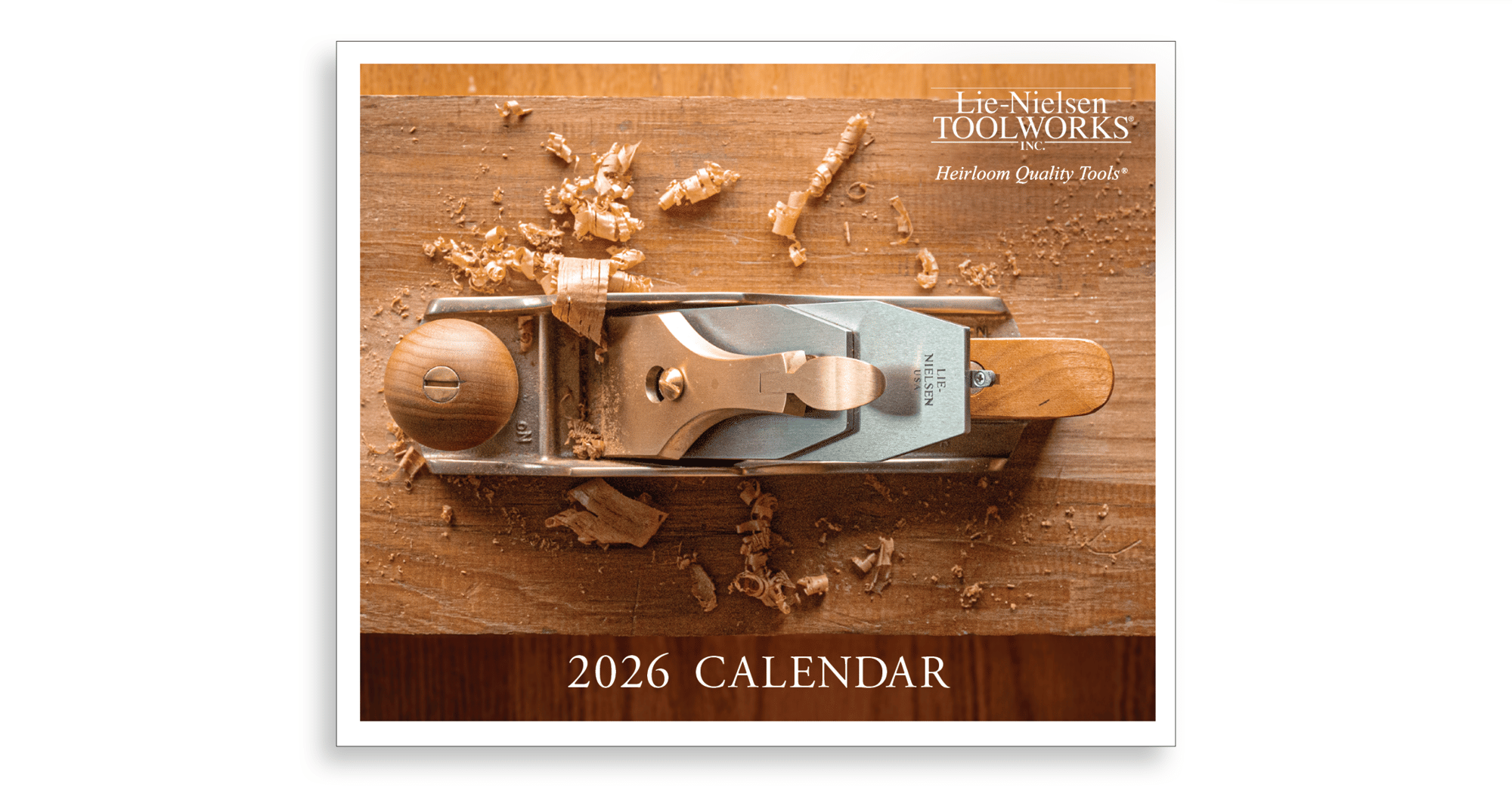 Lie-Nielsen 2026 Calendar