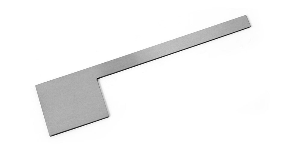 Molding Plane Iron Blank, 2"