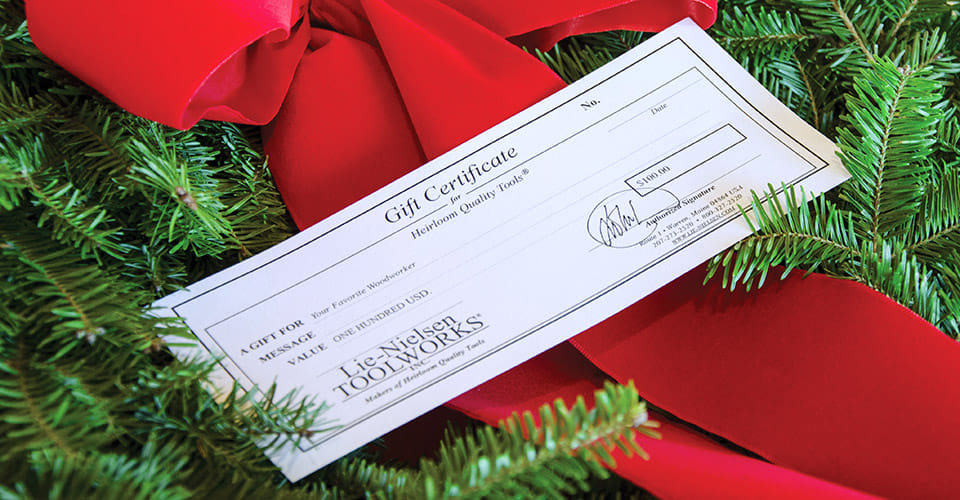 Mailed Gift Certificate