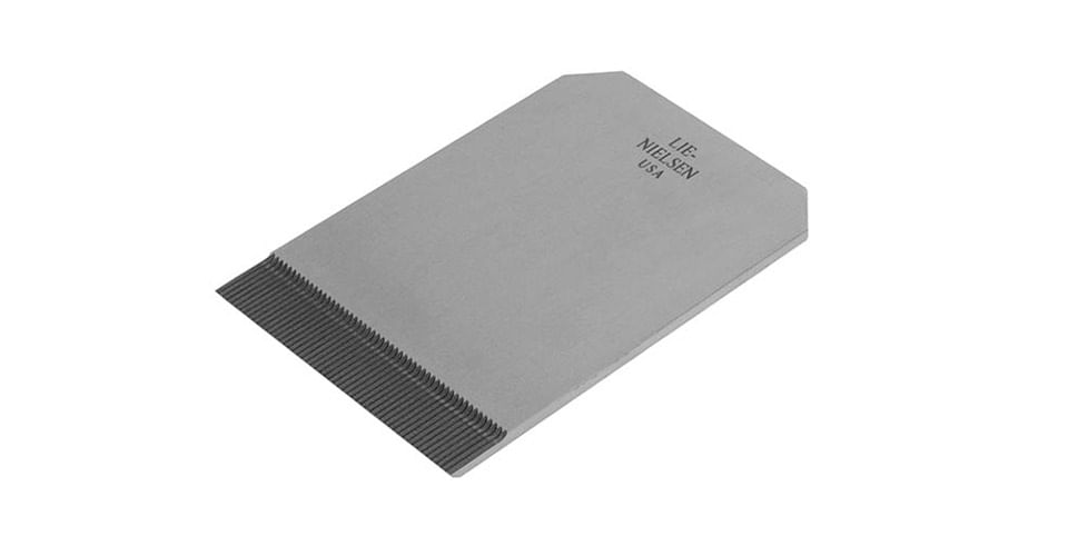 Large Scraping Plane Blade, 18tpi Toothed